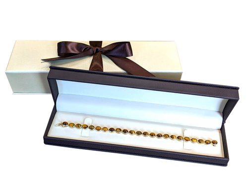 Gemstone rings in The Natural Gemstone Company custom made packaging