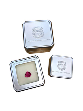 Gemstone rings in The Natural Gemstone Company custom made packaging
